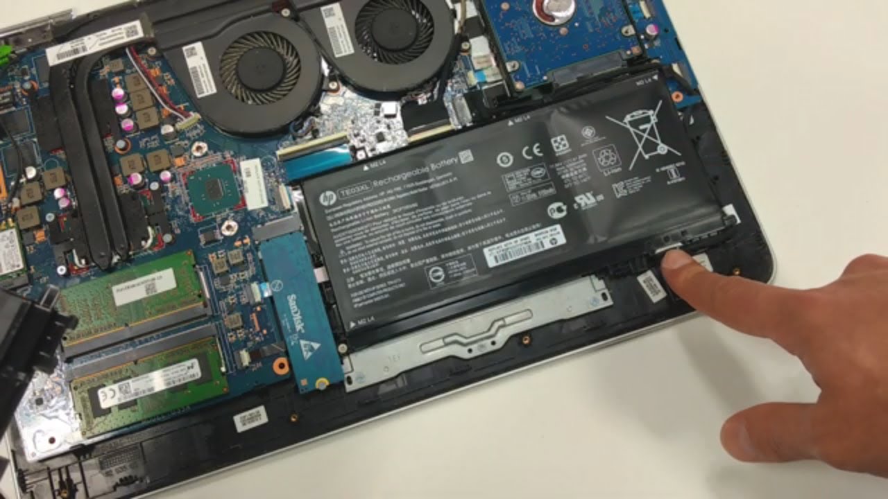 How to Replace Non Removable Laptop Battery - HP Pavilion