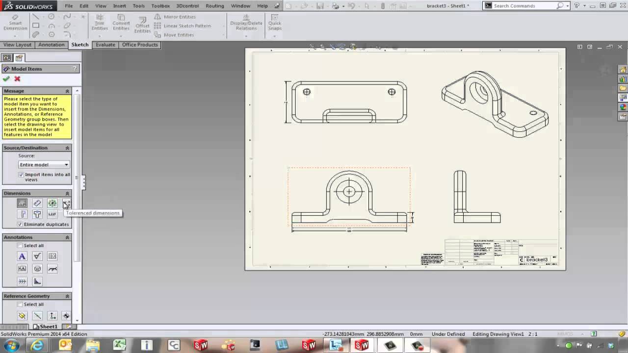 Solidworks 2018 Drawings Training Manual