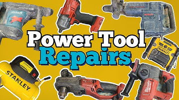 Broken Power Tool repairs. Repairing a selection of Broken Milwaukee, Dewalt and Makita Machines.