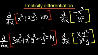 Implicity Differentiation | Calculus 1