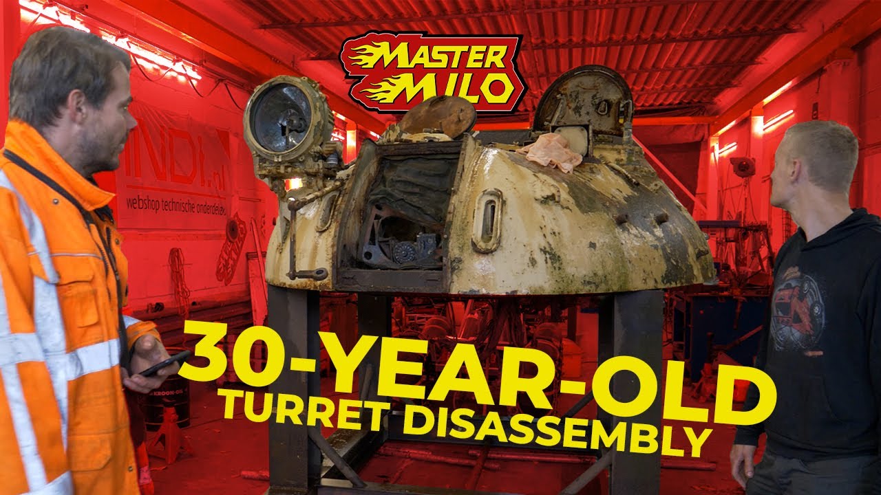 Башня танка снимается!