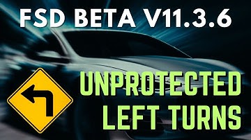 Difficult Unprotected Left Turns with Tesla