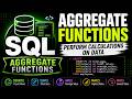 DBMS SQL Aggregate Functions Practical in MySQL Workbench | Step by Step Execution