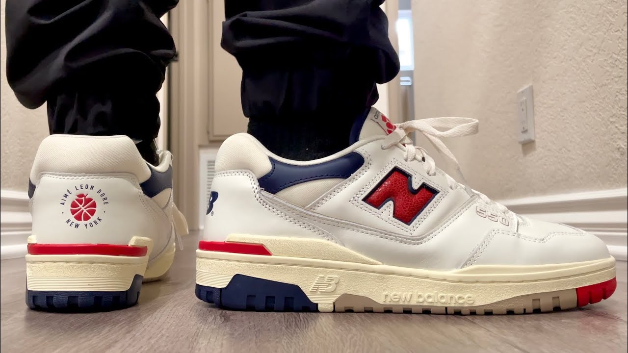 Aimé Leon Dore x New Balance 550 Red Navy