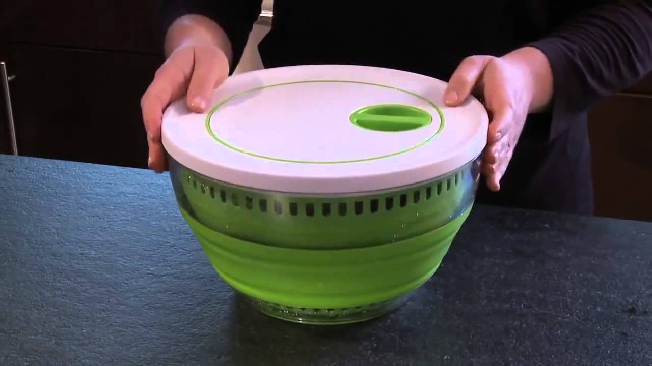 Superior collapsible silicone salad spinners For Appetizing Delicacies 