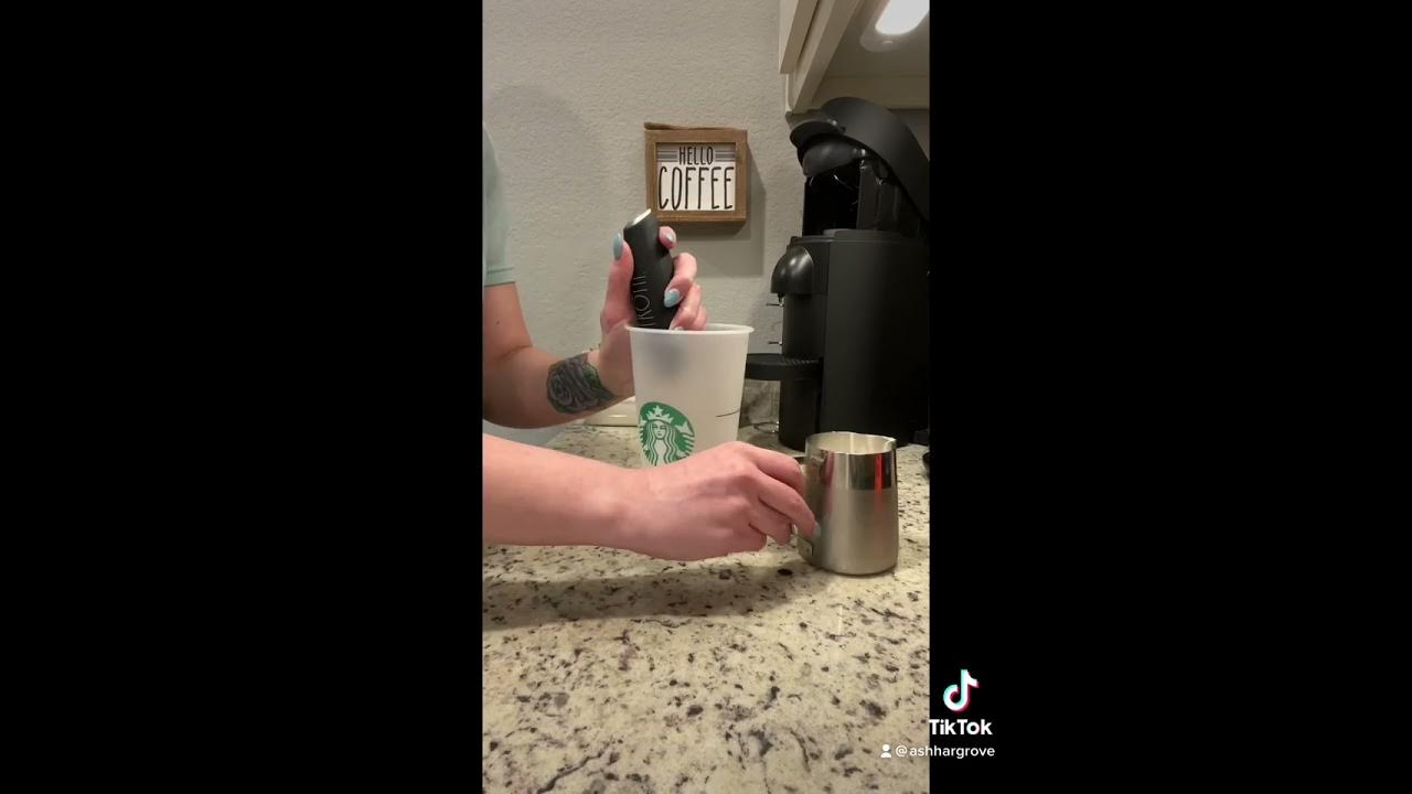 Nespresso Iced Cupcake Latte w/ Salted Caramel Cold Foam YouTube