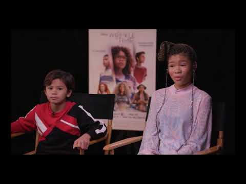 Storm Reid and Deric McCabe Interview For A Wrinkle In Time