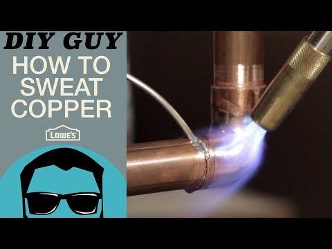DIY Guy How To Sweat Copper Pipe 