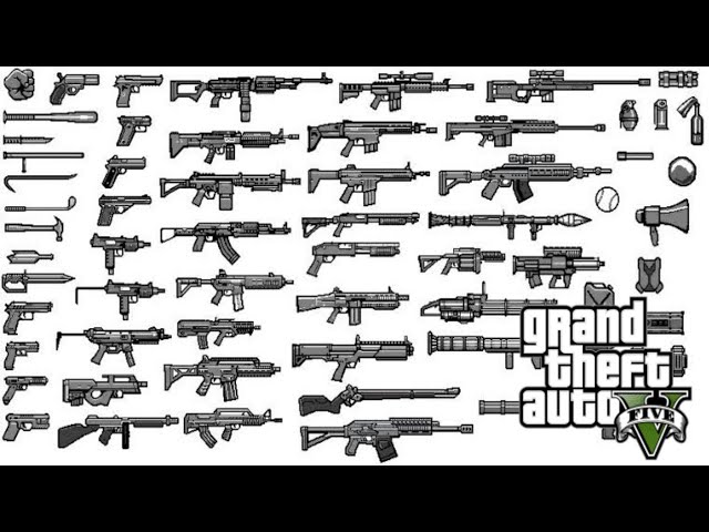 GTA 5 - LOCALIZAÇÃO DE TODAS AS ARMAS 