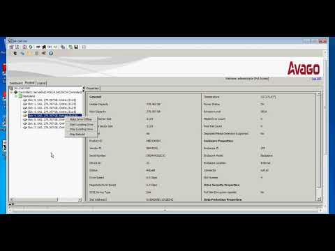 Raid 5 hard drive failure replacement through megaraid storage manager tool