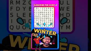 Word Search Winter Wonderland! #shorts #wordsearch #puzzle