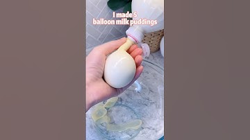 Balloon milk puddings? Poke it~🤺
