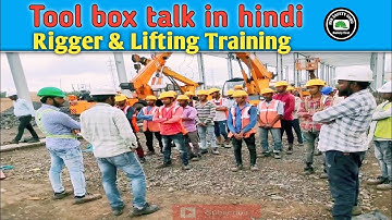 Rigger job and lifting training || Tool box talk|| Safety training || TBT
