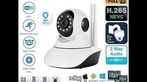 INQMEGA / Yoosee FHD 1080P 360° Pan Tilt Rotate Zoom Wi-Fi IP Camera + 2-Way Audio and Night Vision
