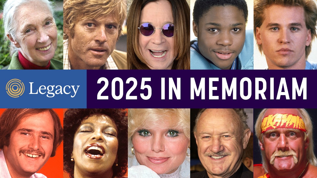 In Memoriam 2025 The Celebrities & Icons We Lost YouTube