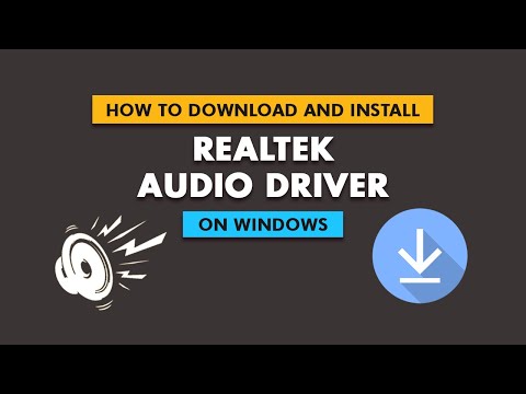How to download & Install Realtek audio driver on Windows 11 | Windows 10