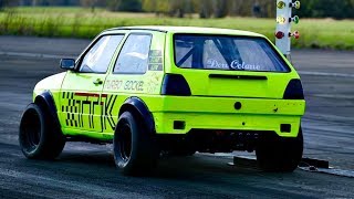 TTT VW Golf Mk2 VR6 Turbo 1100PS TTK-Performance Test runs Turboscheune Test & Tune 14.04.2018