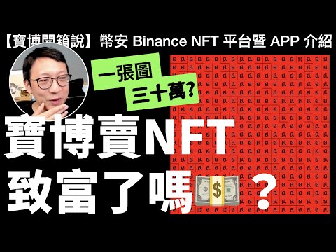 寶博士賣 NFT 致富了嗎？！全球最大交易所幣安 Binance NFT 平台 / APP 刷卡買幣與閃兌功能介紹 ✨