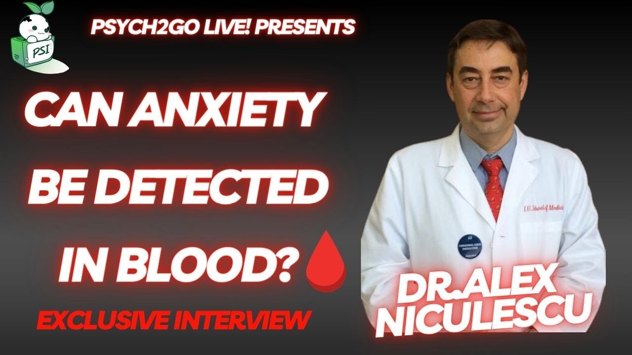 ⁣Can Anxiety be in Your BLOOD? (w/Dr. Alex Niculescu)