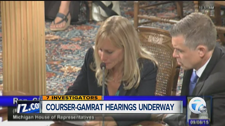 State Rep. Cindy Gamrat testifies at hearing