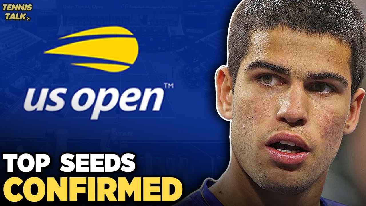 Thumbnail for US Open 2026 Seeds Confirmed | Alcaraz, Zverev Top 2 | Tennis News