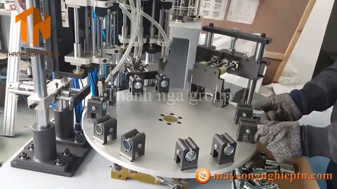 Thử máy lắp ráp trục vít nạp liệu tự động TB-526 | Máy bắt vít tự động | Máy xử lý dây điện