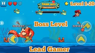 Tribe boy jungle adventure Game Level 1-20 | Boss Level | #games #youtube #gaming