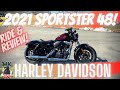 2021 Harley Davidson sportster 48 ride and review