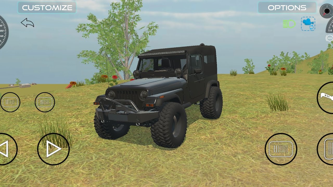 Indian vehicles game 3d all tractor s and new thar new update thar