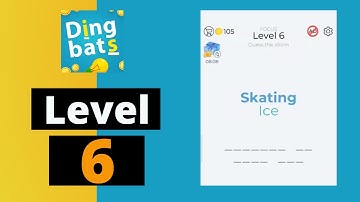 Dingbats level 6 skating ice walkthrough