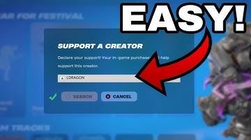 How to get a Support-a-Creator Code in Fortnite! 😁 (EASY)