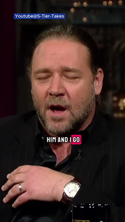 Russell Crowe Pulled A Prank On Leonardo DiCaprio. #shorts #dicaprio #russelcrowe