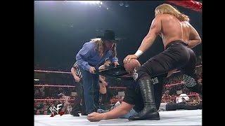 46 Shawn Michaels attacks Stone Cold - RAW 09 March 1998
