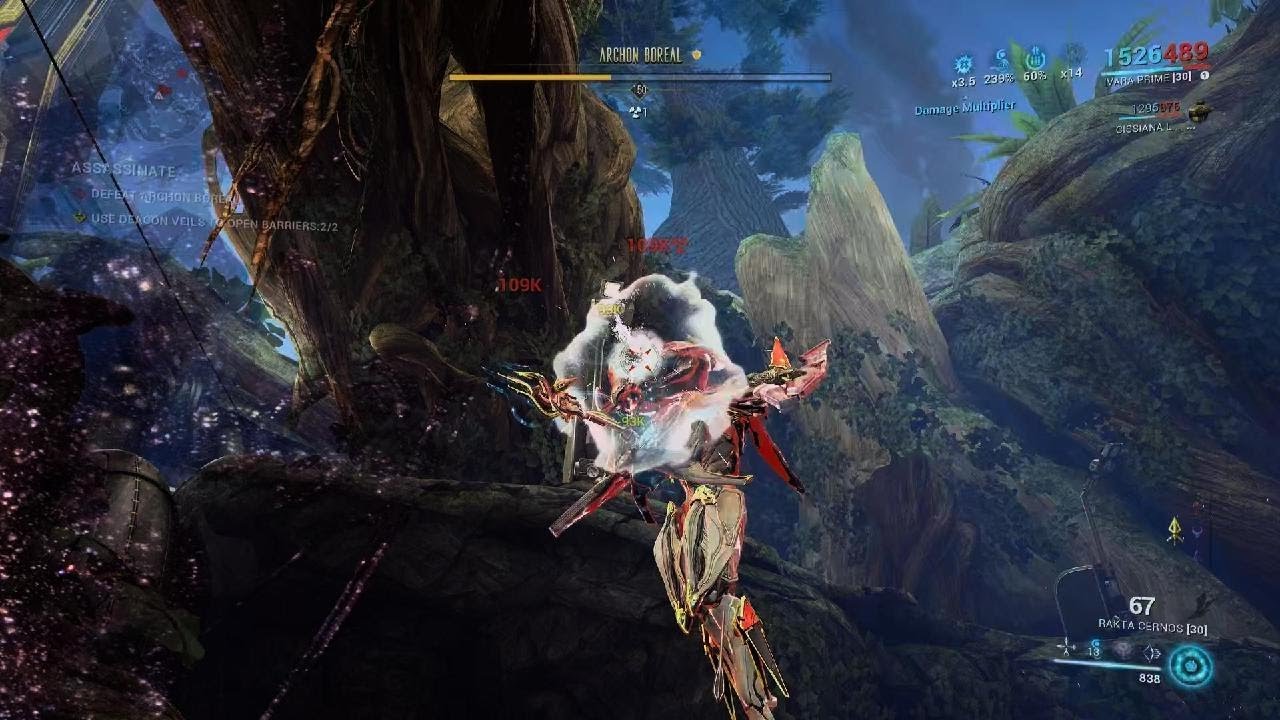 Warframe: Rakta Cernos vs. Archon