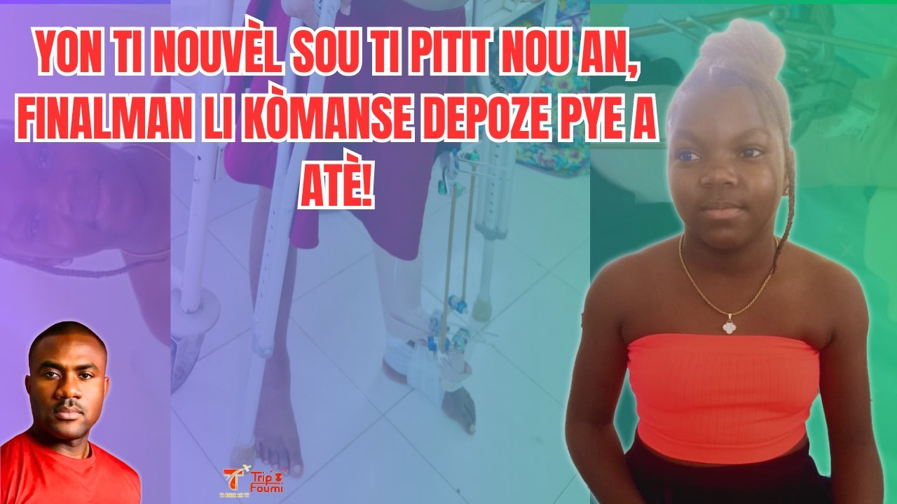 Ti nouvèl sou ti pitit nou an Mikerlange, li finalman kòmanse mete pye a atè!