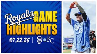 Mid-Week Sweep | Royals vs. Giants Highlights 7/22/26