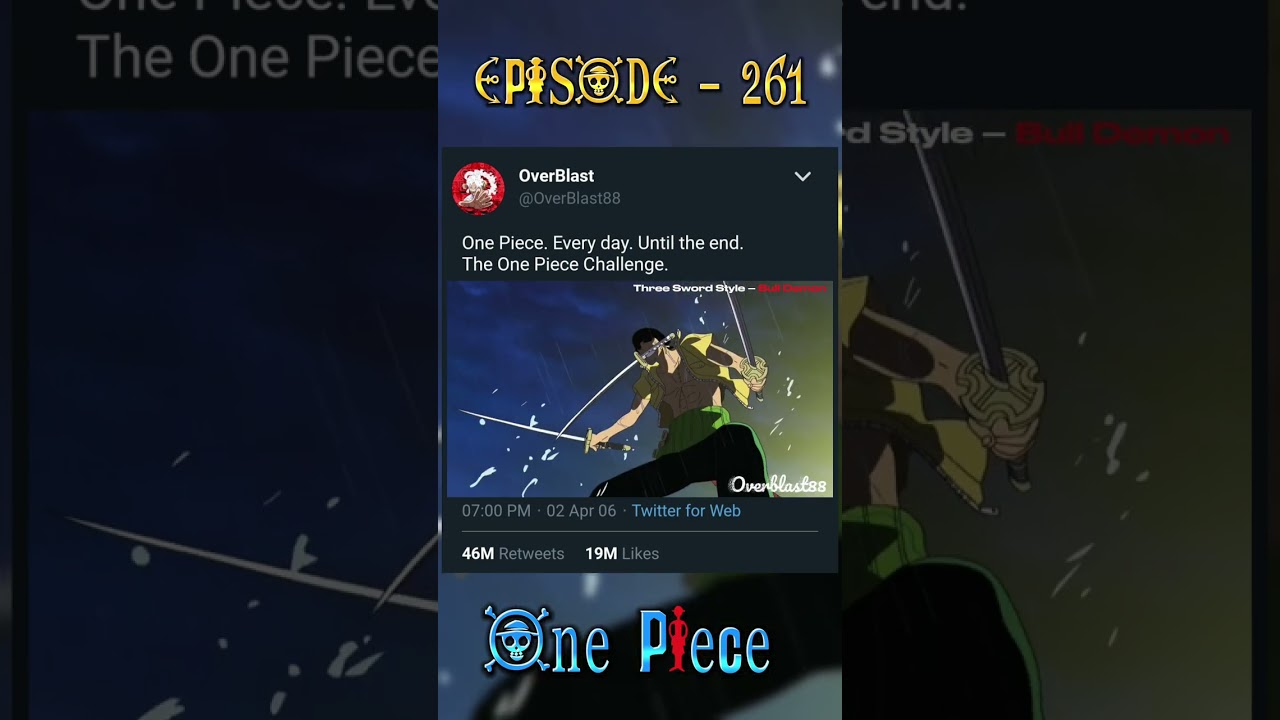 One Piece Episode 261: Three Sword Style – Bull Demon 