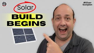 Solar Panel Setup:Building Walls Begins |Getting Ready for Solar: Wall Installation @SilverScorpion