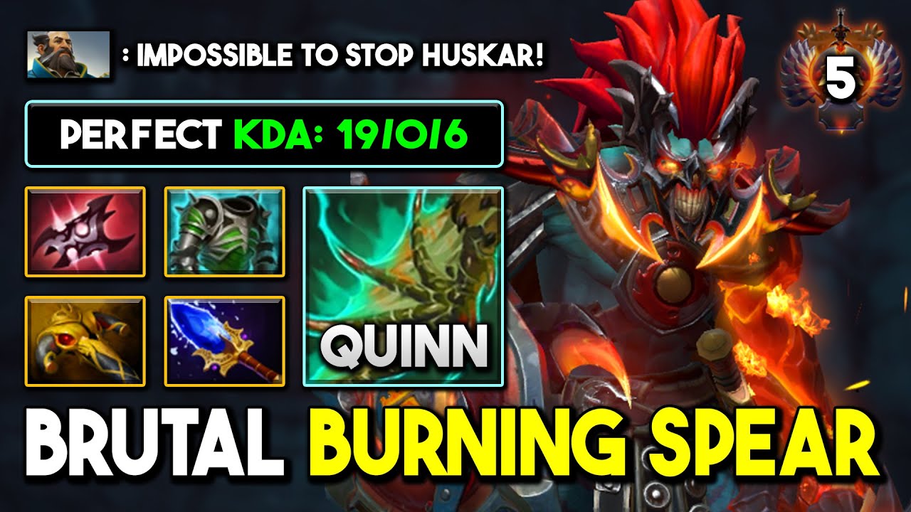 UNKILLABLE BOSS MID By Quinn Huskar Aghs Scepter + Assault Cuirass 100% Show No Mercy 7.34e DotA 2