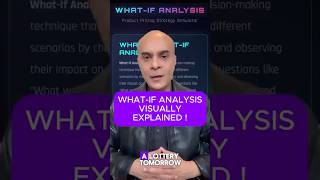 What-if Analysis Explained Visually #dataanalysis #dataanalytics #datascience