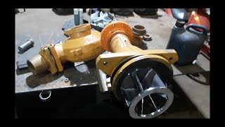 Fabricando rotor para bomba d` água de saída de 4 polegada