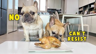 Leaving My Hungry Dogs Alone With A Whole Chicken