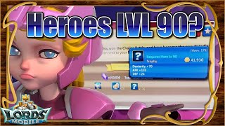 Héroes LVL 90? IGG nos contesta! Que supondría una actualización así? - Lords Mobile ES