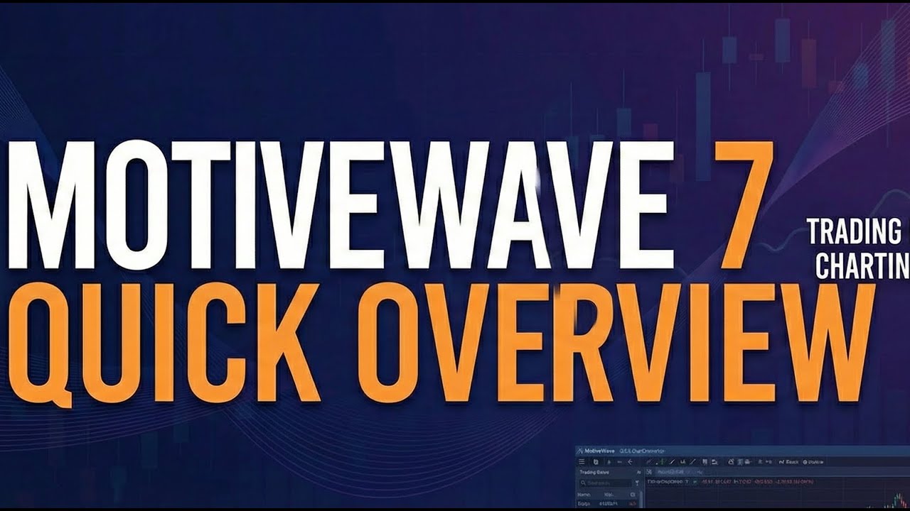 MOTIVEWAVE 7 QUICK OVERVIEW - YouTube