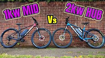 I Built a 1000w Mid-Drive...  Can It Beat a 2000w Hub-Drive?