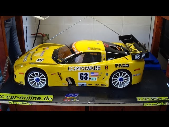 KYOSHO INFERNO GT2 CORVETTE C6R (Nitro 25%) - YouTube