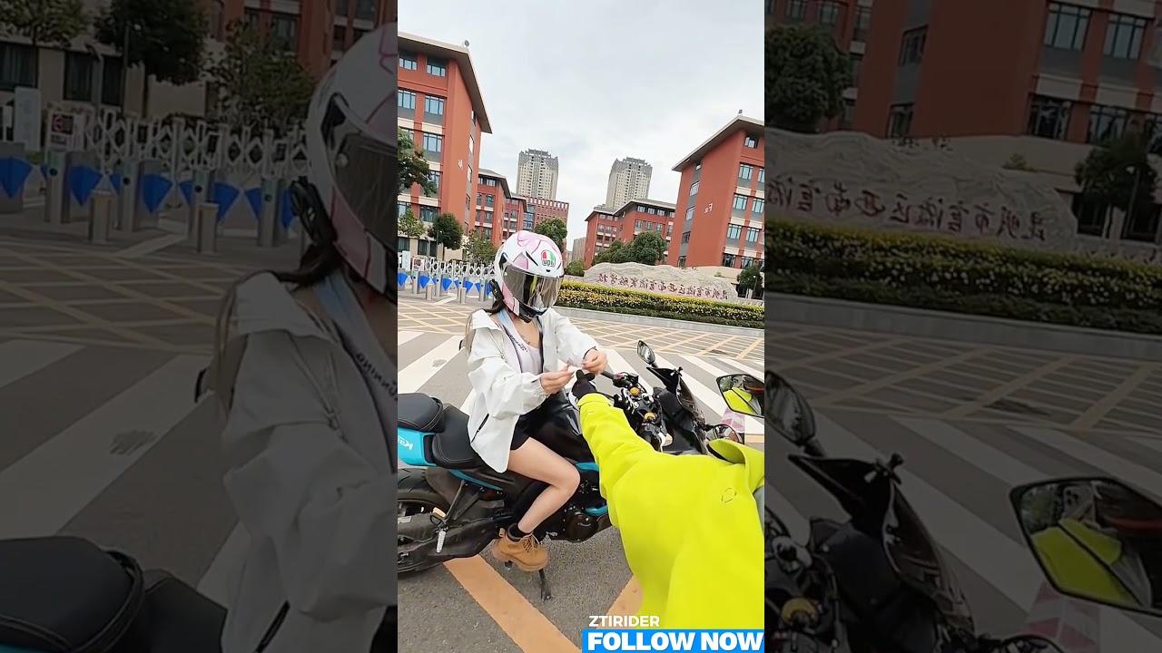 look guys what she give me 😎🏍️#race #ktm #bikers #duke #wait #girlrider #fyp