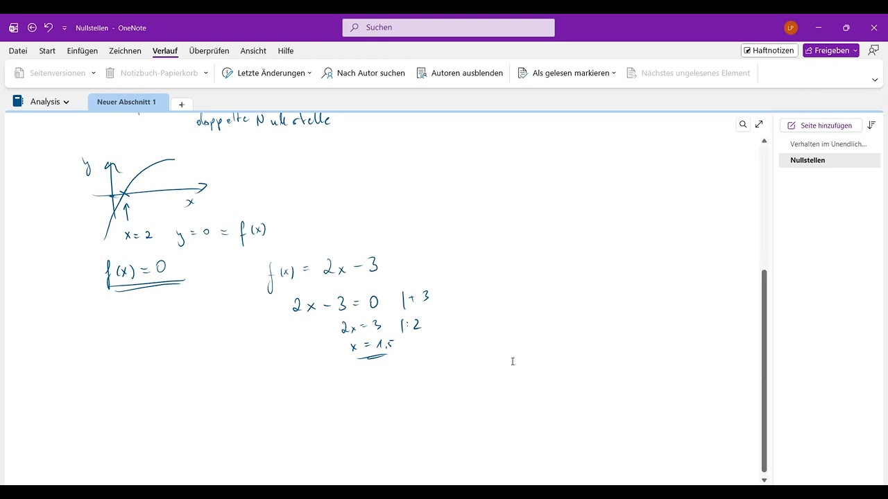 Nullstellen Ganzrationale Funktionen