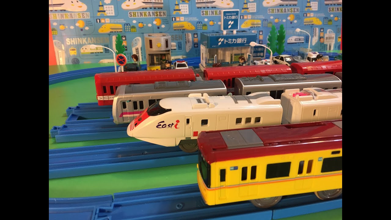 mainan kereta ★ 40 berbeda mainan kereta Jepang (00067 ID) - YouTube