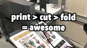 The folder works! - vlog 120 - Print Shop Updates